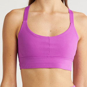 Soutien-gorge de sport pour femme de haute qualité, vente en gros, best-seller, respirant, 100% polyester et élasthanne, en vente - Product Image 1