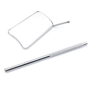 Private Label Stainless Steel Inspection Mirror for Eyelash Extension Beauty Makeup Tools for Checking Eyelash Grafting Supplies - Product Image 2