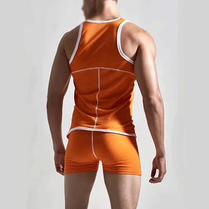 Combinaison de lutte personnalisée pour hommes, impression sublimée, une pièce, uniforme de sport pour haltérophilie et powerlifting - Product Image 3