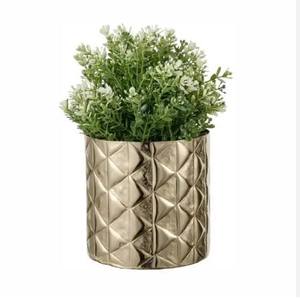 Ensemble de trois jardinières uniques avec support, jardinières de pelouse, pots en fer pour fleurs, fournitures de jardin faites à la main, grandes coupelles pour plantes - Product Image 1