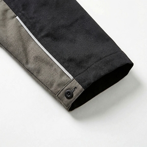 Chaqueta Utilitaria Verde Oliva con Contraste Negro |   Chaqueta de Trabajo con Cuello Alto |   Abrigo Urbano con Múltiples Bolsillos |   Fabricante OEM Personalizado - Product Image 6