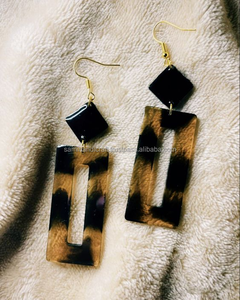 2024 nouveau design boucles d'oreilles en résine boucles d'oreilles nature en résine boucles d'oreilles paysage en résine - Product Image 5