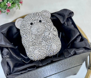 Wholesale Casual Half <b>Moon</b> Pearl Crystal Evening Clutch Bag for Wedding Party Bridal Purse Fashion Accessories India - Product Image 3