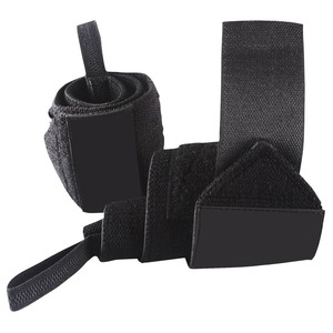 Attelle de soutien du poignet avec fermeture à boucle pour la musculation, l'entraînement en force, unisexe, noir, polyester - Product Image 4