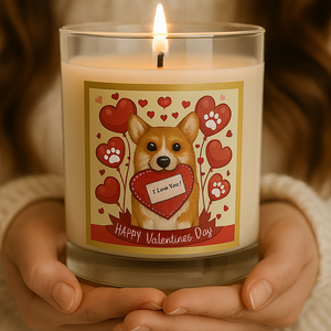 Velas personalizadas de cera de soja para el Día de San Valentín, tarro de 7oz, diseño romántico, perfumado, boda, fiesta, decoración del hogar, regalo de Navidad, Diwali lujoso - Product Image 6