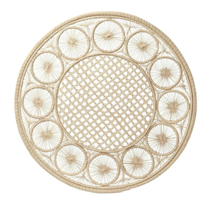 Sets de table en raphia faits main au Vietnam, nouvelle collection décorative, personnalisation OEM/ODM, décoration de table en fibres naturelles de haute qualité - Product Image 1