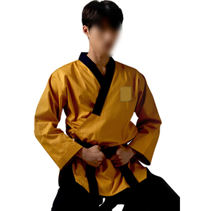 ชุดยูนิเซ็กซ์บราซิลเลียนยิวยิตสู สำหรับ MMA กราปลิง คาราเต้ ยูโด เทควันโด ฝึกซ้อม  รับสกรีนโลโก้ ผ้าฝ้าย/โพลีเอสเตอร์ 100% แบบสั่งทำ - Product Image 4