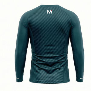 Chemise à manches longues respirante et compressive Titan Shield pour hommes, entraînement en salle de sport, performance tactique, MALUZA Industries Elite Quick - Product Image 3