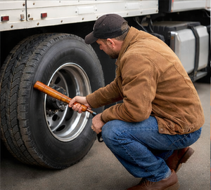 Herramienta Manual para Verificar Neumáticos de Camión, de Madera Sólida y Resistente, con Logotipo Quickway, para Camiones y Vehículos Comerciales - Product Image 3