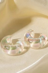Pendientes de Resina Geométricos Abstractos Pequeños, Grandes y Largos H a CRAFT - Estilo Clásico para Ocasiones Festivas de Mujeres - Product Image 6