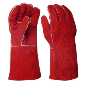 Gants de soudage en cuir de vachette pleine fleur robustes, haute performance, ignifuges, anti-coupure, pour la sécurité au travail, le barbecue et la protection personnelle anti-vibrations - Product Image 2