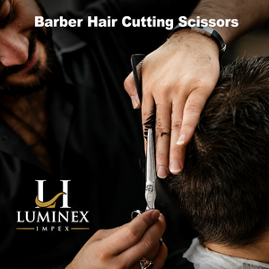 NYBL-55 5.5inch Straight <b>Left</b>-<b>handed</b> <b>Scissors</b> JAPAN 440C Sharp 58-59HRC Hardness Stainless Steel Handle Barber Shears Hair 28 - Product Image 5