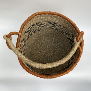 Natural Seagrass <b>Basket</b> For <b>Laundry</b>, Kitchen, Handicraft In Vietnam MS197 - Product Image 2