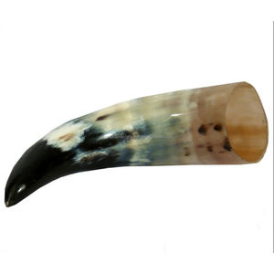 Auténtico cuerno para beber de buey, calidad hecha a mano y ágata de diseño único de la India - Product Image 5