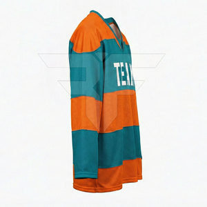 Diseña Tu Propio Logotipo, Uniforme de Hockey sobre Hielo Personalizable para Equipo, 100% Poliéster, Antibacteriano, Ligero, Transpirable, Ropa de Práctica - Product Image 2