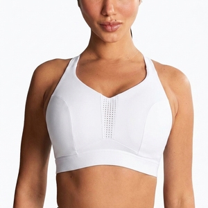 Women's Halter <b>Neck</b> Sports Bra High Support Breathable <b>Padded</b> Workout Gym Fitness Yoga Running Activewear OEM ODM Supplier - Product Image 6