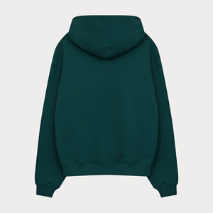 Pull-over de luxe automne 400 g/m² en molleton de coton, coupe oversize, streetwear, avec logo personnalisé, vente en gros, épaules tombantes, marque privée - Product Image 2