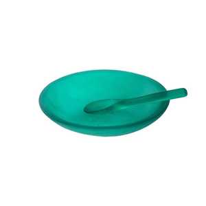 Bol de service en résine de luxe avec cuillère, idéal pour les mariages, les réceptions et les banquets - Product Image 4