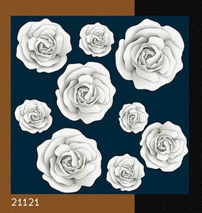 BEST AMAZING FLOWER DESIGN 400X400mm <b>CERAMIC</b> TILES GLOSSY SERIES 8 mm THICKNESS BEST SELL - Product Image 3