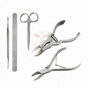 QORVEX INSTRUMENTS Kit de Instrumentos de Podología de 5 Piezas de Acero Inoxidable, Cortaúñas Profesional de Lujo para Uñas Encarnadas, Belleza - Product Image 4