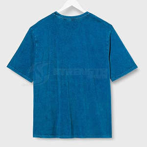 T-shirt personnalisé délavé à l'acide en vente en ligne, t-shirt grande taille pour adulte, t-shirt délavé à l'acide à porter au quotidien - Product Image 2