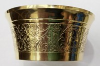 Ensemble de bols de service en laiton écologiques et résistants |   Vaisselle indienne traditionnelle de qualité supérieure pour Diwali, fabriquée à la main par MHQ Traders