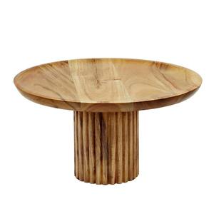 Bandeja de Madera de Acacia Natural para Servir Pasteles y Postres, Soporte para Muffins, Utensilios para Mesa de Comedor - Product Image 6