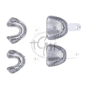 Bandejas de Impresión Profesionales Reutilizables de Construcción Metálica para Procedimientos de Colado Dental y Aplicaciones Clínicas - Product Image 4