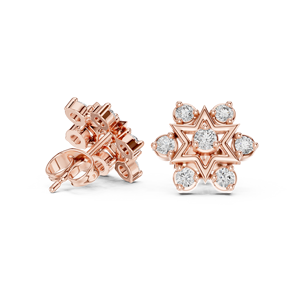 Jubilee 14K ต่างหูเม็ดเพชรทำจากทองคำเหลืองสำหรับสไตล์คลาสสิกเหนือกาลเวลา - Product Image 2