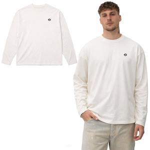 Premium Cotton Long Sleeve Men's shirts Oversized Relaxed Fit Streetwear Blank Custom Logo High Quality Wholesale Men's <b>T</b>-shirts - Product Image 1