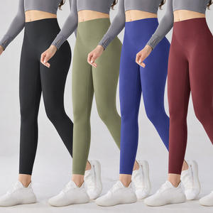 Vente en gros de leggings de sport à taille haute personnalisés pour femmes, leggings de yoga doux en polyester pour la salle de sport et la remise en forme - Product Image 6