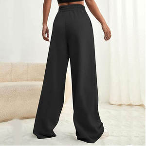 Women Oversized Sweatpants Streetwear Style Baggy <b>Trousers</b> with <b>Drawstring</b> Loose Fit Casual Joggers Comfortable Soft OEM - Product Image 5