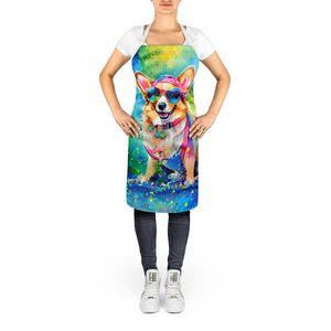 Corgi Hippie Dawg Unisex Large Multicolor <b>Apron</b> for Adults for Kitchen Cooking Baking Crafts <b>Gardening</b> Servers - Product Image 2