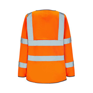 OEM Reflective High Visibility Breathable Polyester Unisex Safety Vest for Construction Workwear Security <b>Worker</b> Vest <b>Jackets</b> - Product Image 6