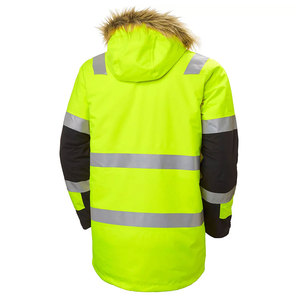 Customized Winter Worker Construction Safety Jacket Hi Vis Waterproof Workwear Reflective Tape Softshell Jackets - Product Image 2