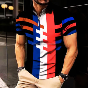 Polo deportivo de manga corta Econex para hombre, camisetas con logotipo personalizado OEM, uniforme de algodón, ropa de negocios, fábrica de polos deportivos - Product Image 2