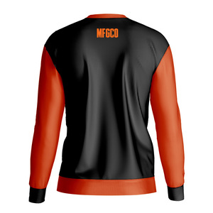 Vente en gros de pulls en coton fin pour hommes, manches longues, col rond, couleur unie, noir, blanc, gris, t-shirts à manches longues pour hommes - Product Image 6
