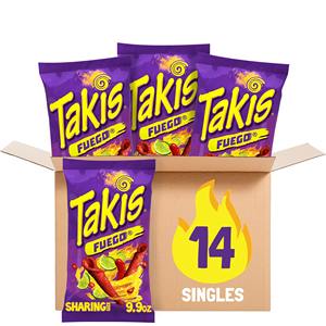 Chips de Tortilla TAKIS BLUE HEAT con Chile y Limón Picantes - Product Image 3