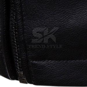 เสื้อแจ็คเก็ตหนังผู้ชายสีพื้น ดีไซน์สั่งทำพิเศษ ระบายอากาศได้ดี สไตล์สตรีทแวร์ ขายดี ราคาสมเหตุสมผล - Product Image 5