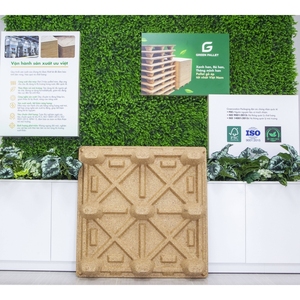 Palet Industrial Verde GS-1200800, Entrada de 4 Vías, Una Cara, 1200x800x130mm, Ligero (131.0kg) para Transporte de Carga - Product Image 2