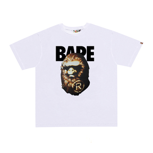 เสื้อยืดโอเวอร์ไซส์ลายกราฟิกหัวลิงสุดหรู สำหรับผู้ชายและผู้หญิง สไตล์สตรีทแฟชั่น ผ้าฝ้ายลำลอง พรีเมียม สไตล์ฮิปฮอป - Product Image 3