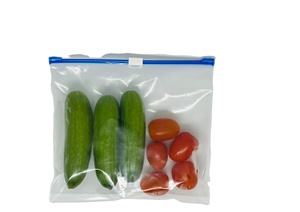 Bolsas Ziplock con cierre de cremallera, fáciles de usar para productos secos o refrigeración. Hecho con plástico 100% virgen. LDPE es muy seguro - Product Image 4