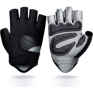Guantes Deportivos Transpirables de Medio Dedo con Correa Ajustable en la Muñeca, Agarre Mejorado y Comodidad para Gimnasio, Deportes, Entrenamientos - Product Image 1