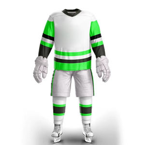 ชุดฮอกกี้น้ำแข็งแบบยูนิเซ็กซ์รุ่นใหม่ล่าสุด บริการ OEM ราคาขายส่ง คุณภาพสูง ดีไซน์สวมใส่สบาย ผลิตจากโพลีเอสเตอร์ - Product Image 1