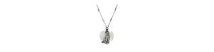 Collier avec pendentif chat en forme de cœur MOP |   2028 - Product Image 3