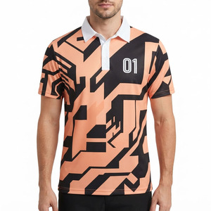 Polo de golf pour homme, vêtements d'entraînement de golf pour homme, maillot de golf de haute qualité pour homme, maillot de golf 100% polyester - Product Image 6