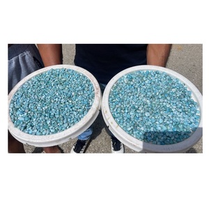 Venta al por Mayor de Piedras Preciosas de Lujo, Cuentas de Larimar Naturales para Joyería Personalizada - Product Image 1