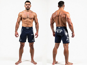 กางเกงขาสั้นต่อสู้ MMA ไม่มี GI BJJ grappling กางเกงขาสั้น sublimated ขายส่ง MMA สวมใส่สบาย Jitsu - Product Image 4