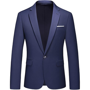Blazer en Laine Double Face à Carreaux Micro pour Homme, Taille Élastique Plissée Personnalisée, Veste de Haute Qualité pour Homme Mature et Élégant - Product Image 2