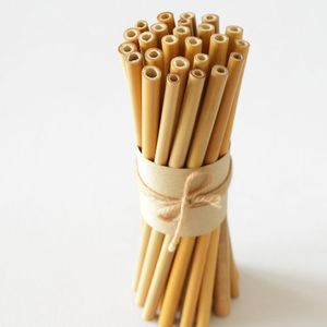 Pajita de Bambú Reutilizable y Ecológica, Solución Sostenible y Biodegradable para Beber, 200 mm de Largo, 6 mm de Diámetro Interior, Vietnam - Product Image 4